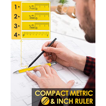 Unique 6-in-1 Multitool Pen for Men - Perfect Gift Idea