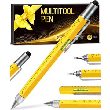 Unique 6-in-1 Multitool Pen for Men - Perfect Gift Idea