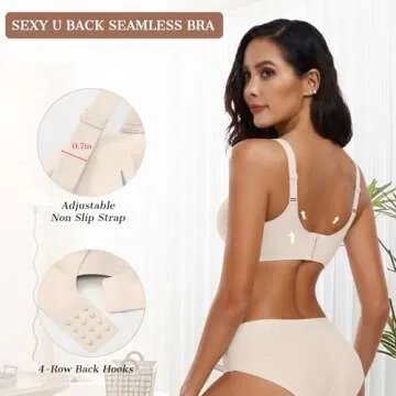 OEAK Women's Wireless Bras Soft & Seamless Everyday Comfort