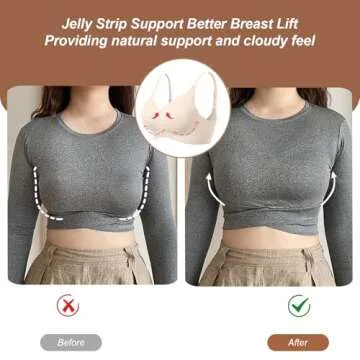 OEAK Women's Wireless Bras Soft & Seamless Everyday Comfort