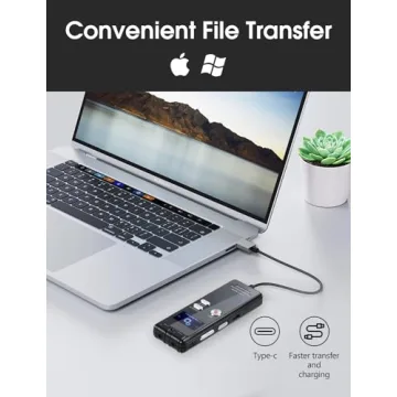 64GB Voice Activated Recorder with Dual MIC