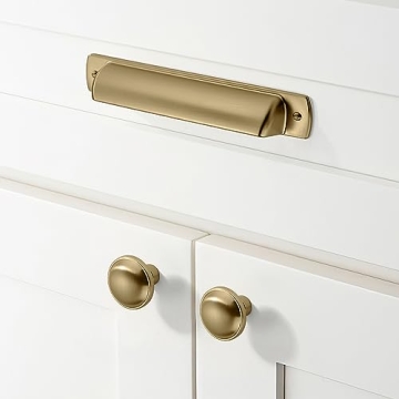 Champagne Bronze Cabinet Pulls - Elegant Kitchen Upgrade