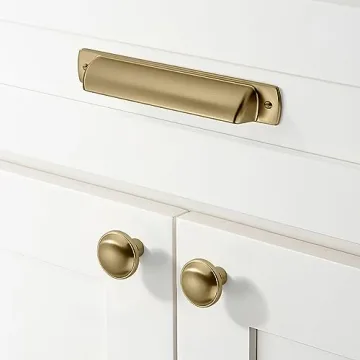 Champagne Bronze Cabinet Pulls - Elegant Kitchen Upgrade
