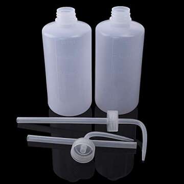 DONSTRAW 2pcs Wash Bottles 250ml Lightweight Watering Tools