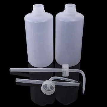 DONSTRAW 2pcs Wash Bottles 250ml Lightweight Watering Tools