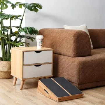 StrongTek Adjustable Wooden Slant Board for Stretching