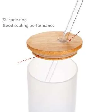 Mezchi Sublimation Glass Cups Set - 17 OZ Tumblers