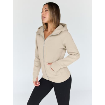 Trendy Queen Women's Hoodies Zip Up for Stylish Comfort