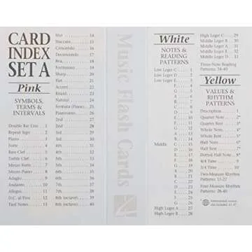 Music Flash Cards - Set A: Hal Leonard Student Piano Library