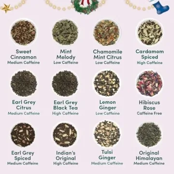 Assorted Christmas Tea Gift Set with 24 Flavors