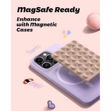 amBand Magnetic Suction Phone Mount Trendy Stocking Stuffers for Men Women Dad Mom Adults, Removable...