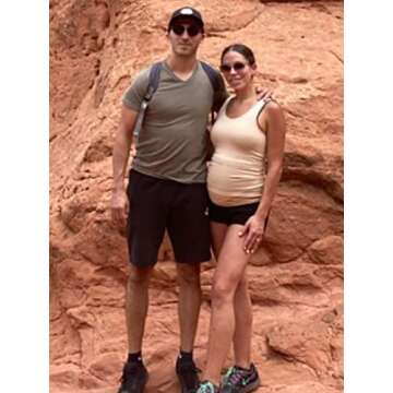 Love2Mi Stretchy Maternity Shorts with Pockets - Comfy Lounge Wear