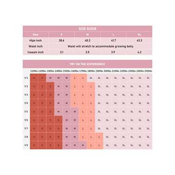 Love2Mi Maternity Shorts - Comfy Over Belly Yoga Shorts