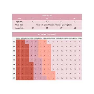 Love2Mi Maternity Shorts - Comfy Over Belly Yoga Shorts