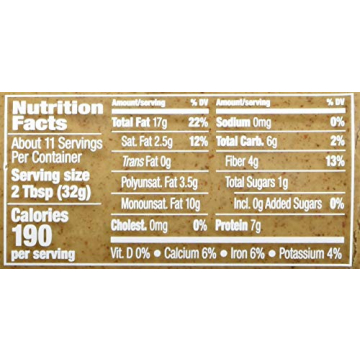 MaraNatha Natural Almond Butter 12 Ounce, No Sugar Added