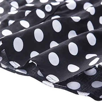 CATERTO Men's Casual Polka Dot Shirt for Summer Style