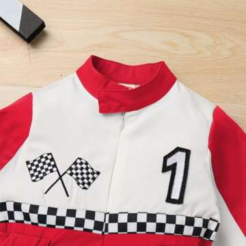 Baby Race Car Driver Outfit for 1st and 2nd Birthday