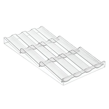Clear iDesign Linus Spice Rack for Kitchen Organization