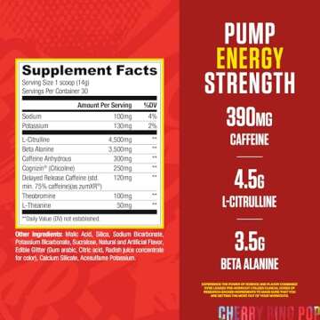 Ryse Loaded Pre Workout Powder Supplement for Men & Women | Pumps, Energy, Focus | Beta Alanine + Ci...