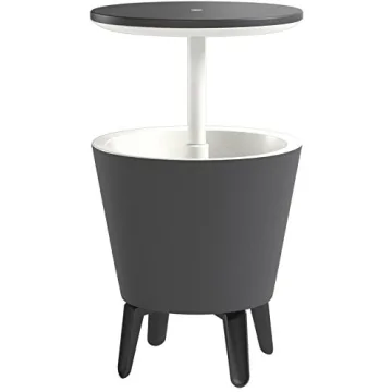 Keter Modern Cool Bar Patio Table with Hidden Cooler