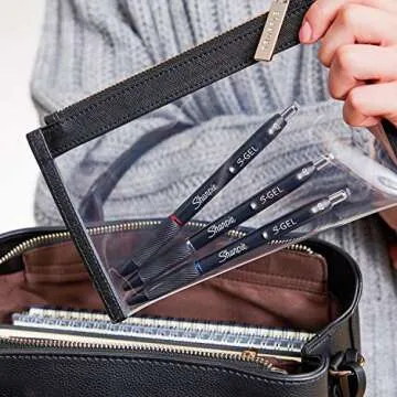 SHARPIE S-Gel Pens - 4 Count Blue Ink, Medium Point