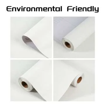 LOVADA Peel and Stick Wallpaper Rice White Silk Wall Paper - 15.7 x 300 Inch Self Adhesive Wallpaper Peel and Stick, Easy to Paste Wall Contact Paper for Stand Liner, Table and Door Makeover Decor