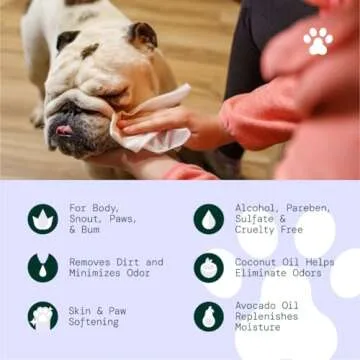 ALŌH Multi-Purpose Hypoallergenic Pet Wipes 50ct