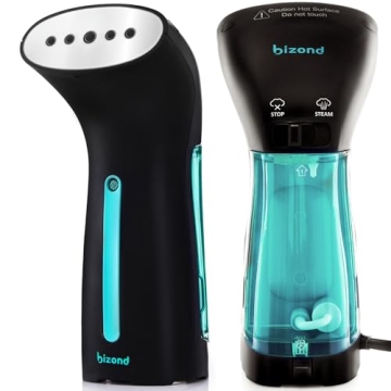 Travel Steamer for Clothes - Portable, Handheld Steamer for Clothing Garment and Fabric - No Spittin...
