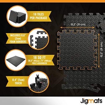 Protective Foam Floor Mats for Home Gym Equipment