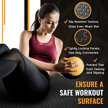 Protective Foam Floor Mats for Home Gym Equipment