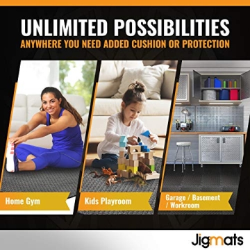 Protective Foam Floor Mats for Home Gym Equipment