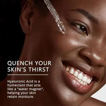 Asterwood Hyaluronic Acid Serum for Face - Plumping, Anti-Aging, Hydrating - Fragrance-Free - 2 Fl Oz