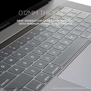 UPPERCASE GhostCover Ultra Thin Keyboard Protector for MacBook