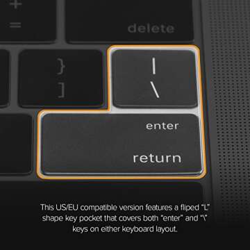 UPPERCASE GhostCover Ultra Thin Keyboard Protector for MacBook
