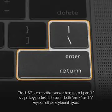 UPPERCASE GhostCover Ultra Thin Keyboard Protector for MacBook