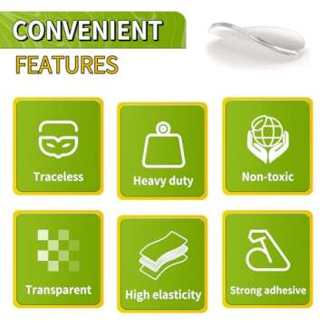 Piteno® 350Pcs Double Sided Adhesive Dots, 0.8" Clear Removable Sticky Adhesive Mounting Putty, Waterproof No Trace Dots Adhesive Putty for Poster Picture Festival Decoration Museum (20mm)