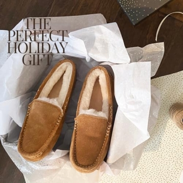 Dearfoams Women's Shearling Slippers for Year-Round Comfort