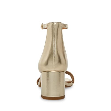 Steve Madden Irenee Heeled Sandal Women Gold Metallic 7