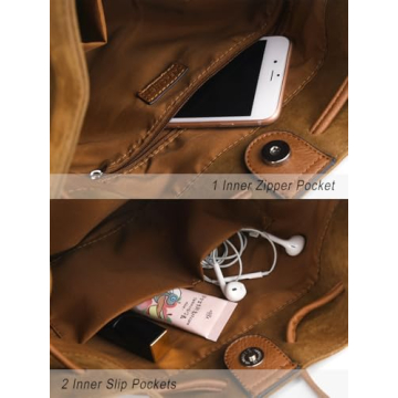 Stylish AFKOMST Bucket Bag with Detachable Straps