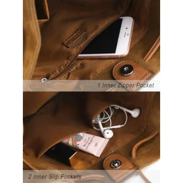 Stylish AFKOMST Bucket Bag with Detachable Straps