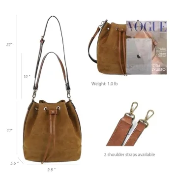 Stylish AFKOMST Bucket Bag with Detachable Straps