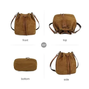 Stylish AFKOMST Bucket Bag with Detachable Straps