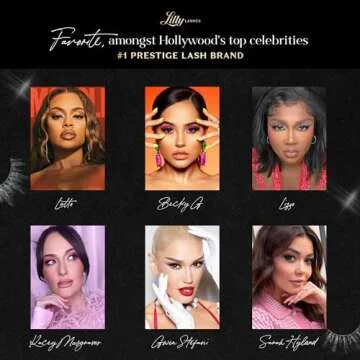 Lilly Lashes 3D Self Adhesive Eyelashes for Effortless Glam