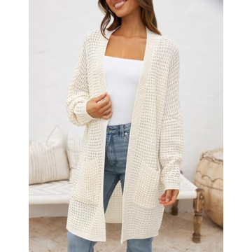 ZESICA Women's Chunky Knit Cardigan for Fall Style