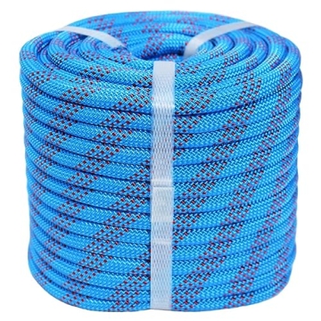 YUZENET Braided Polyester Arborist Rigging Rope (3/8 inch X 50 feet) High Strength Outdoor Rope for ...