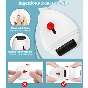 MoKo Identity Protection Roller & Art Knife Set - 2 Pack