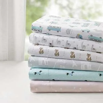 Cozy Intelligent Design Microfiber Sheet Set for All Seasons