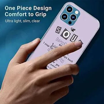 JIAYOUNG Pure Clear Phone Case Sour Anti-Scratch Drivers Motion License Hope Funny Vu Ok Enough Compatible for iPhone 7/8 Plus