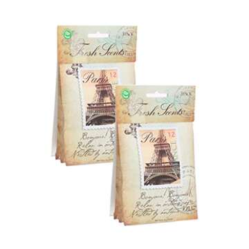 WILLOWBROOK | Fresh Scents Scented Sachet Packet | Paris | Aromatic Home Fresheners for Drawers, Car...
