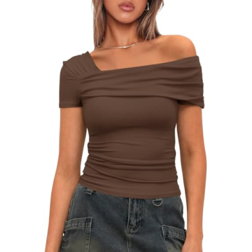 Darong Women Off Shoulder Top Stylish Summer Shirt